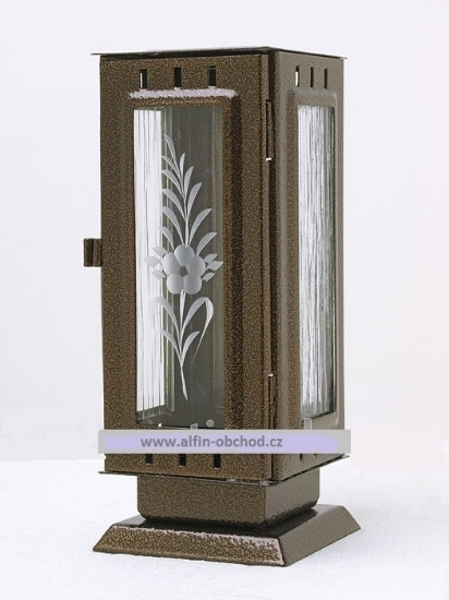 Obrázek Svítilna na postavení malá standart starozlato