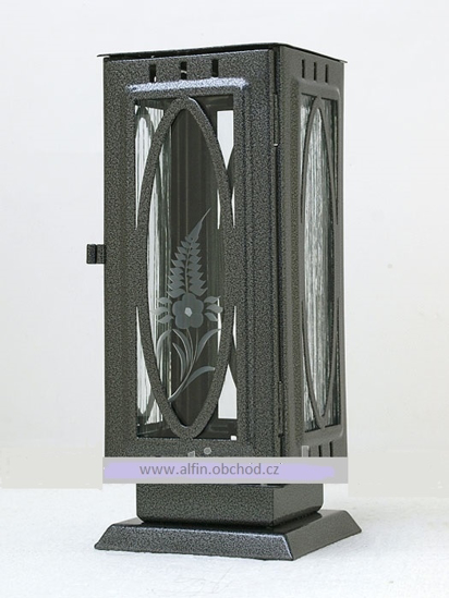 Obrázek z Svítilna na postavení výstřih ovál - malá - starostříbro 