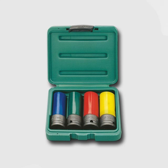 Obrázek Sada úderových hlavic 1/2” | 17-22mm