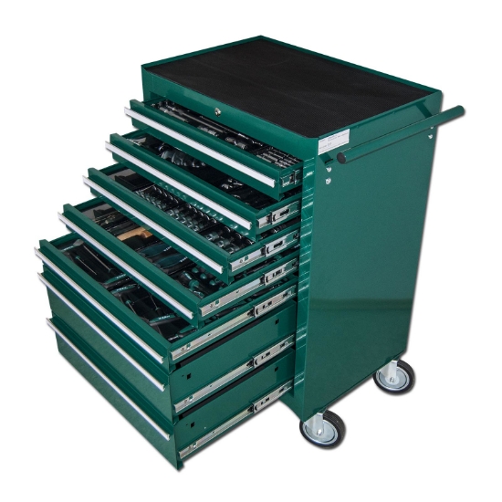 Obrázek Montážní vozík na nářadí kovový + výbava HA250 231 dílů