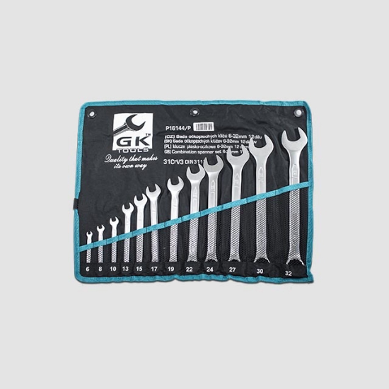Obrázek Sada očkoplochých klíčů 6-32mm matné 12 dílů (P16144/P)